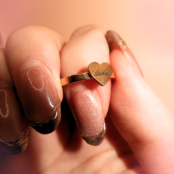 Valentine’s heart prstýnek